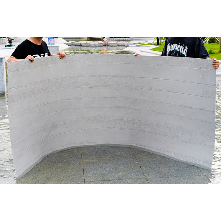 Transparente de piedra flexible - Tablero de fundición al agua